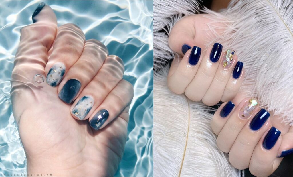 100+ Mẫu nail màu xanh dương đẹp, nail màu xanh dương tươi mát & sang chảnh 2026